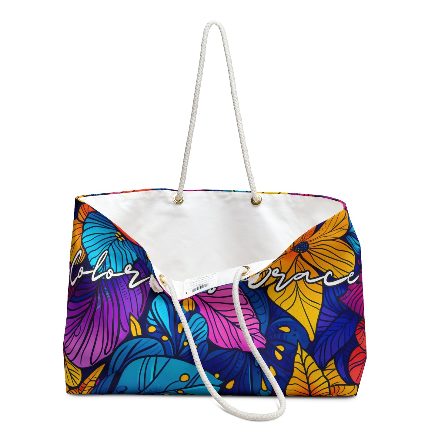 Colors of Grace Oversized Weekender Tote