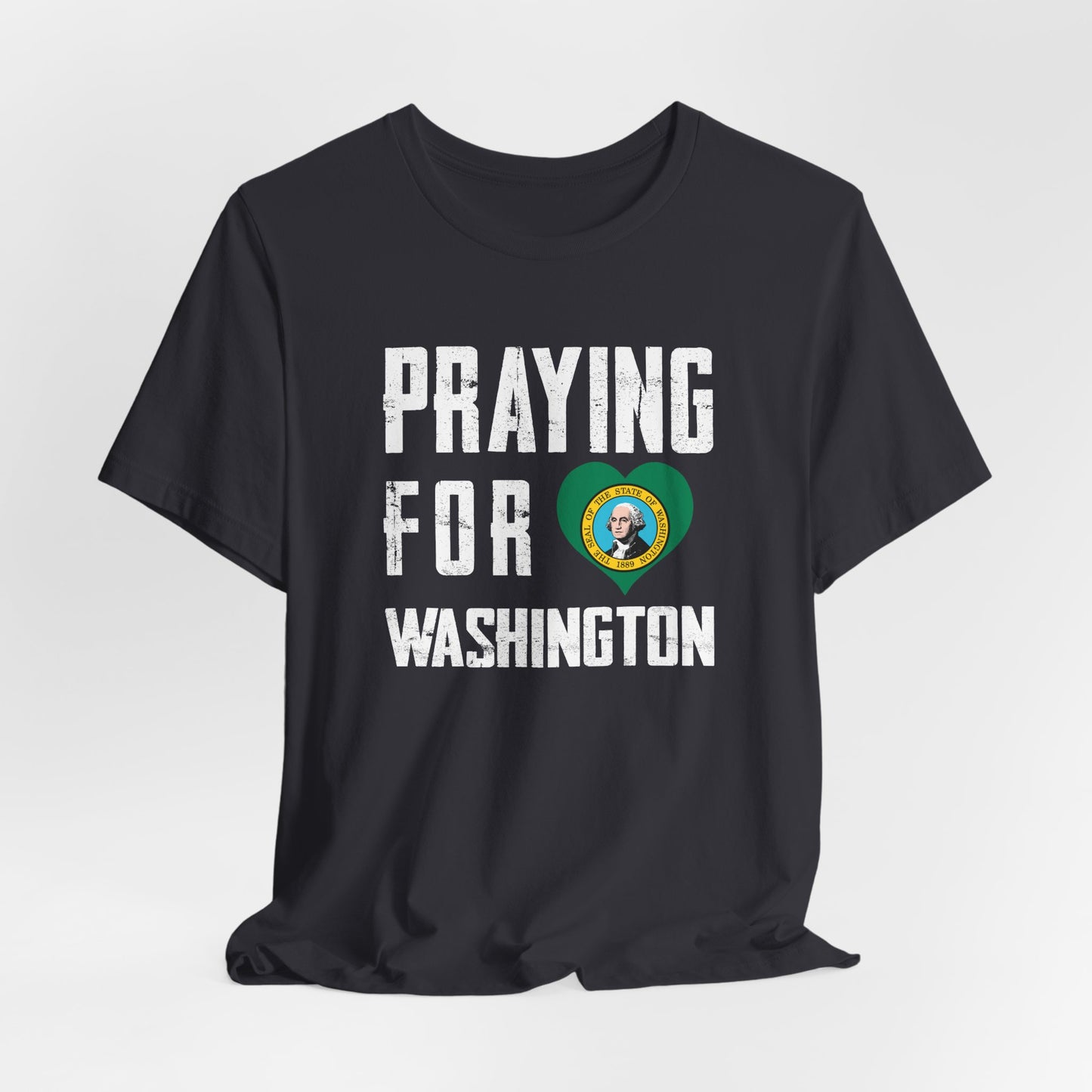 Praying for Washington Unisex Jersey Short Sleeve Tee