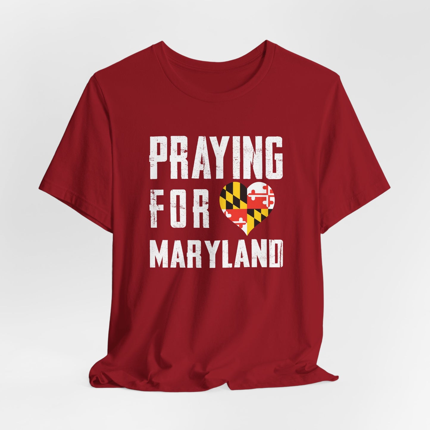 Praying for Maryland Unisex Jersey Short Sleeve Tee