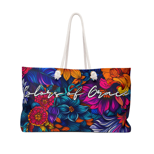 Colors of Grace Oversized Weekender Tote