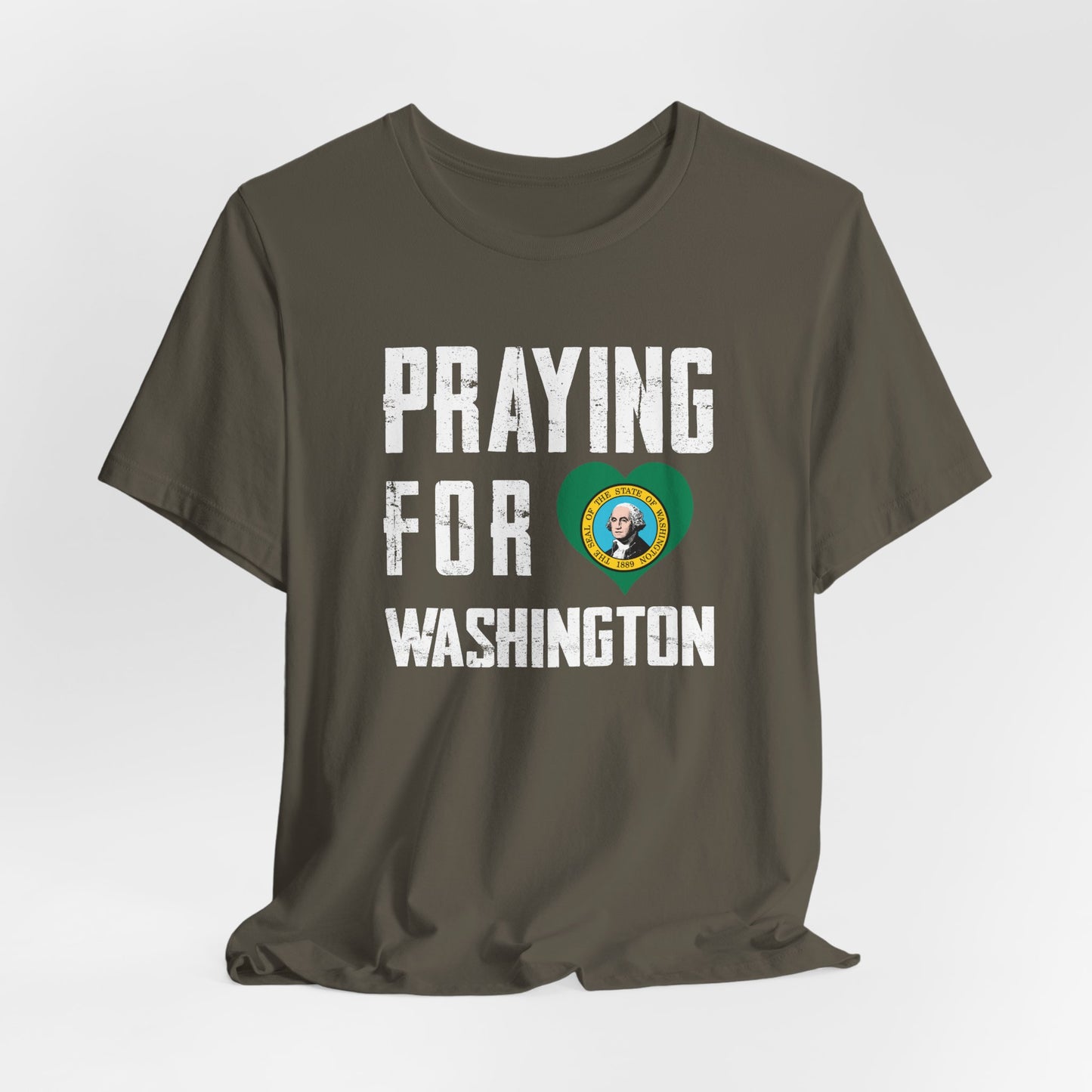 Praying for Washington Unisex Jersey Short Sleeve Tee