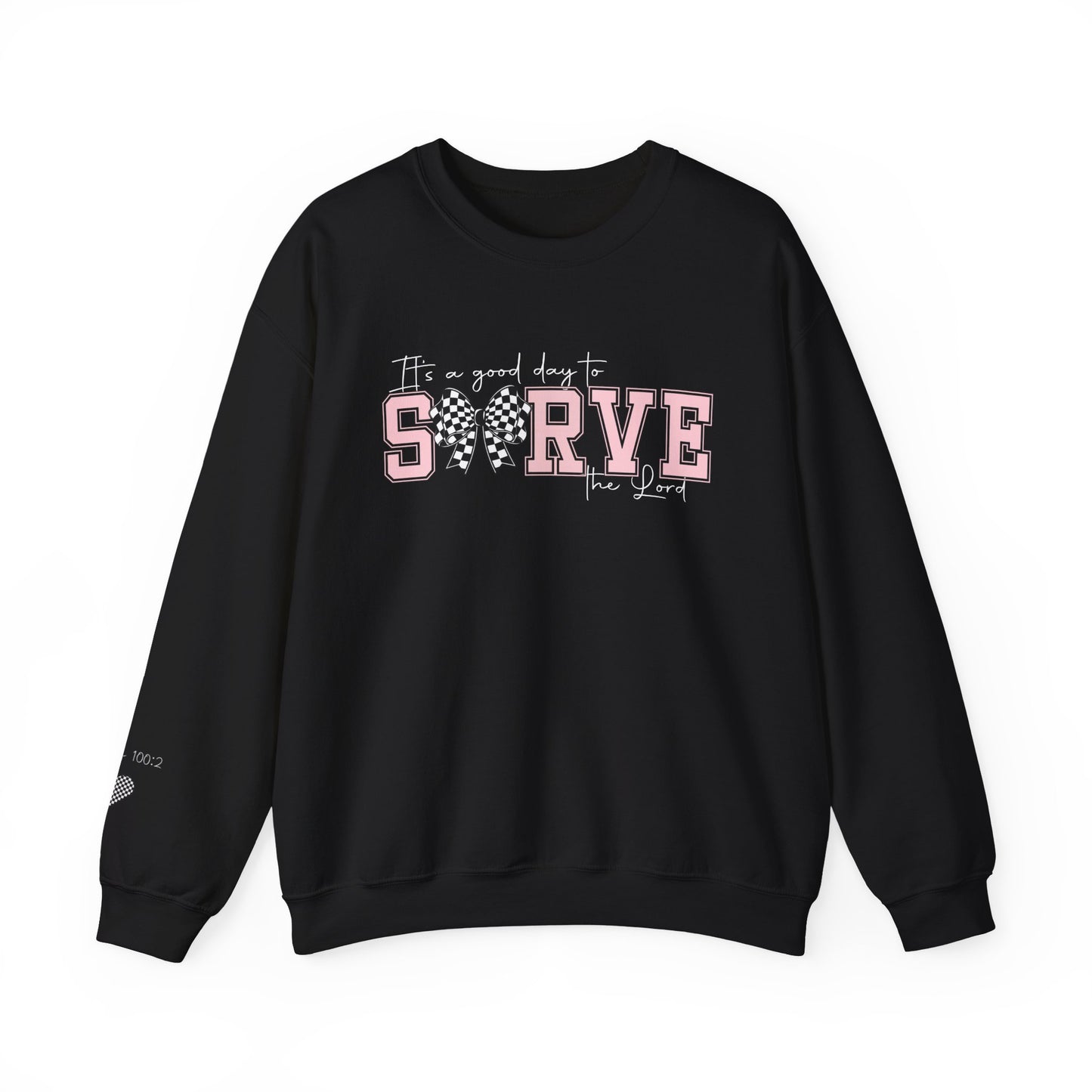 It's A Good Day to Serve the Lord Unisex Heavy Blend™ Crewneck Sweatshirt