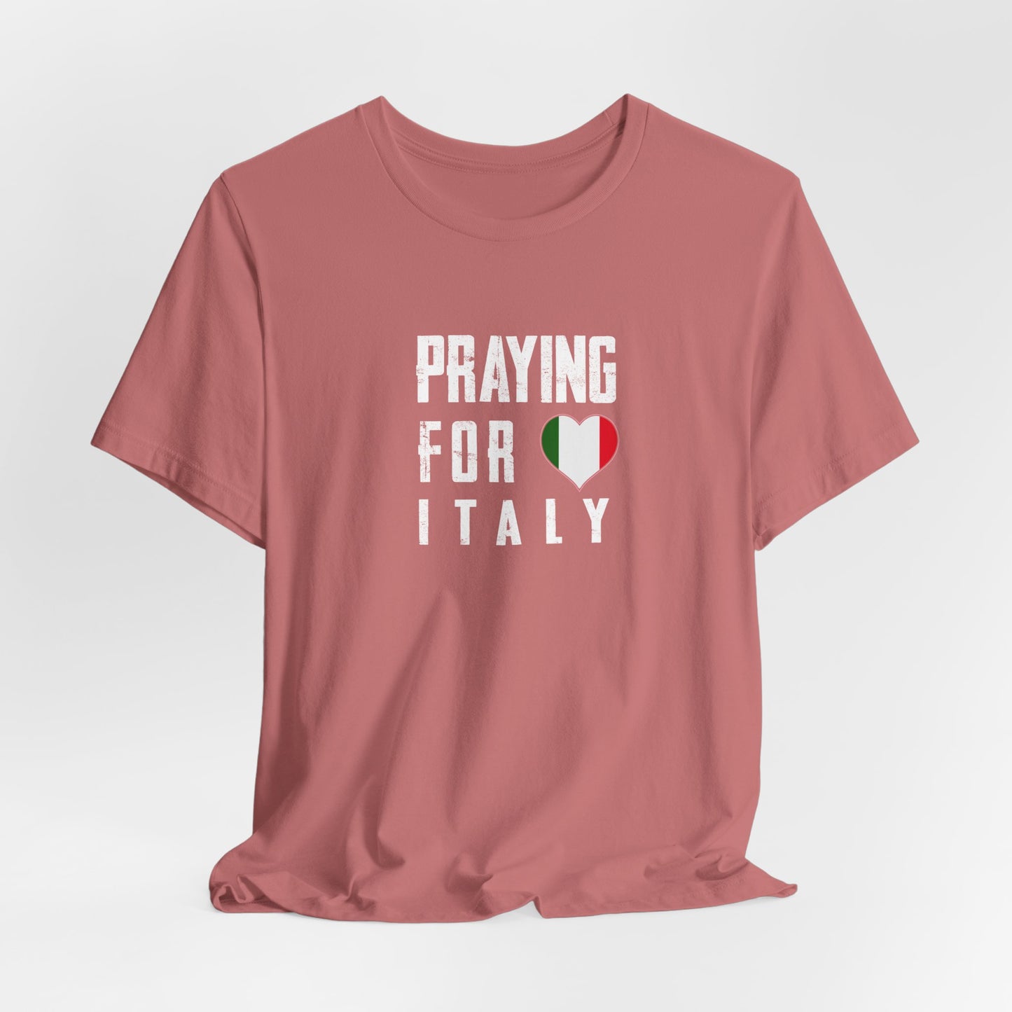 Praying for Italy Unisex Jersey Short Sleeve Tee