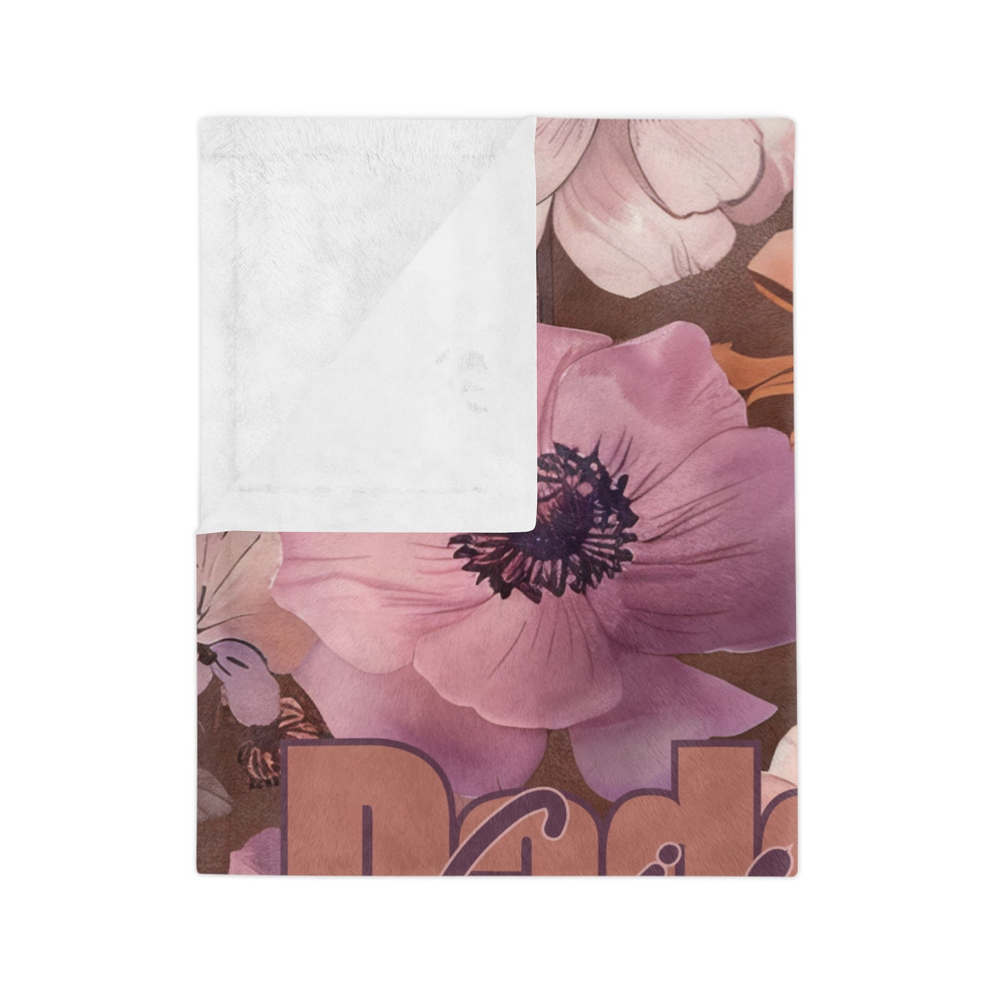 Daddy's Girl Velveteen Microfiber Blanket