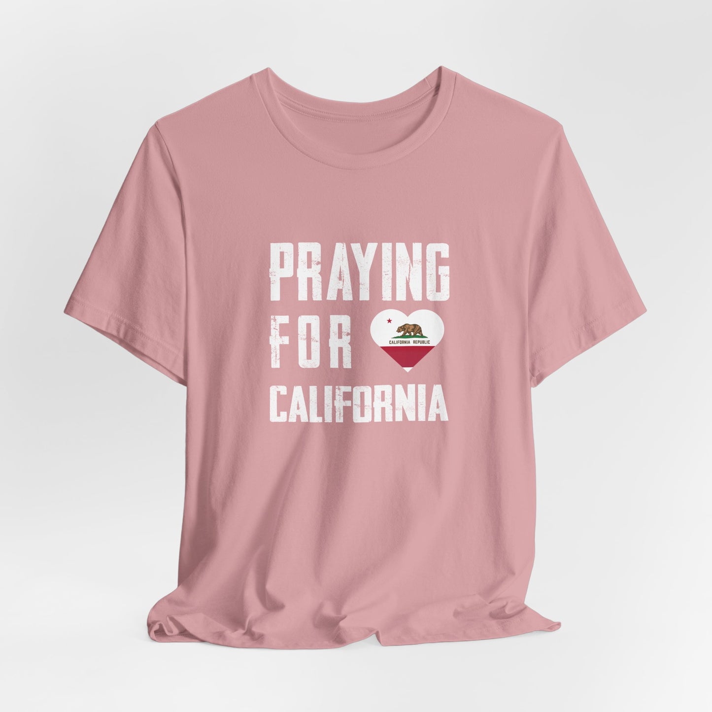 Praying for California Unisex Jersey Short Sleeve Tee