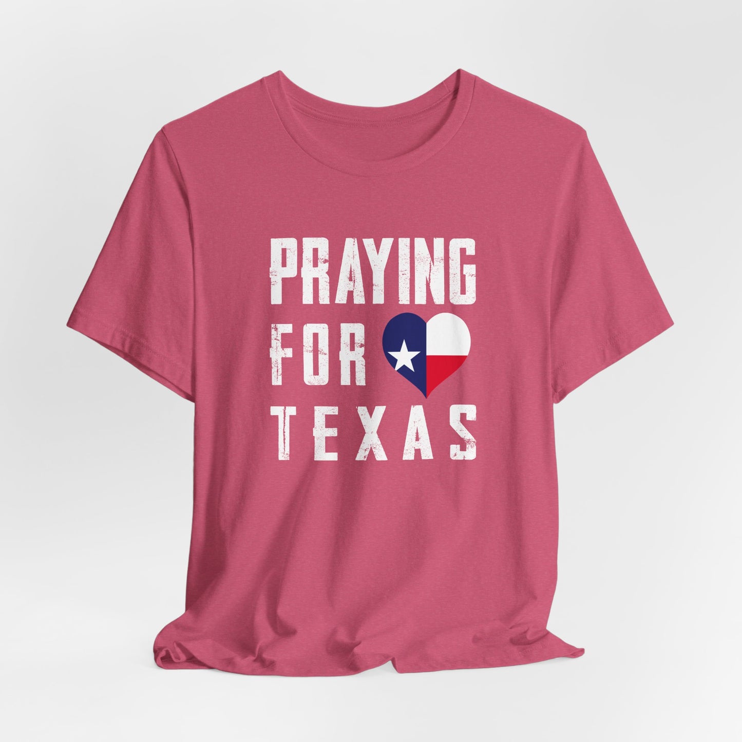 Praying for Texas Unisex Jersey Short Sleeve Tee