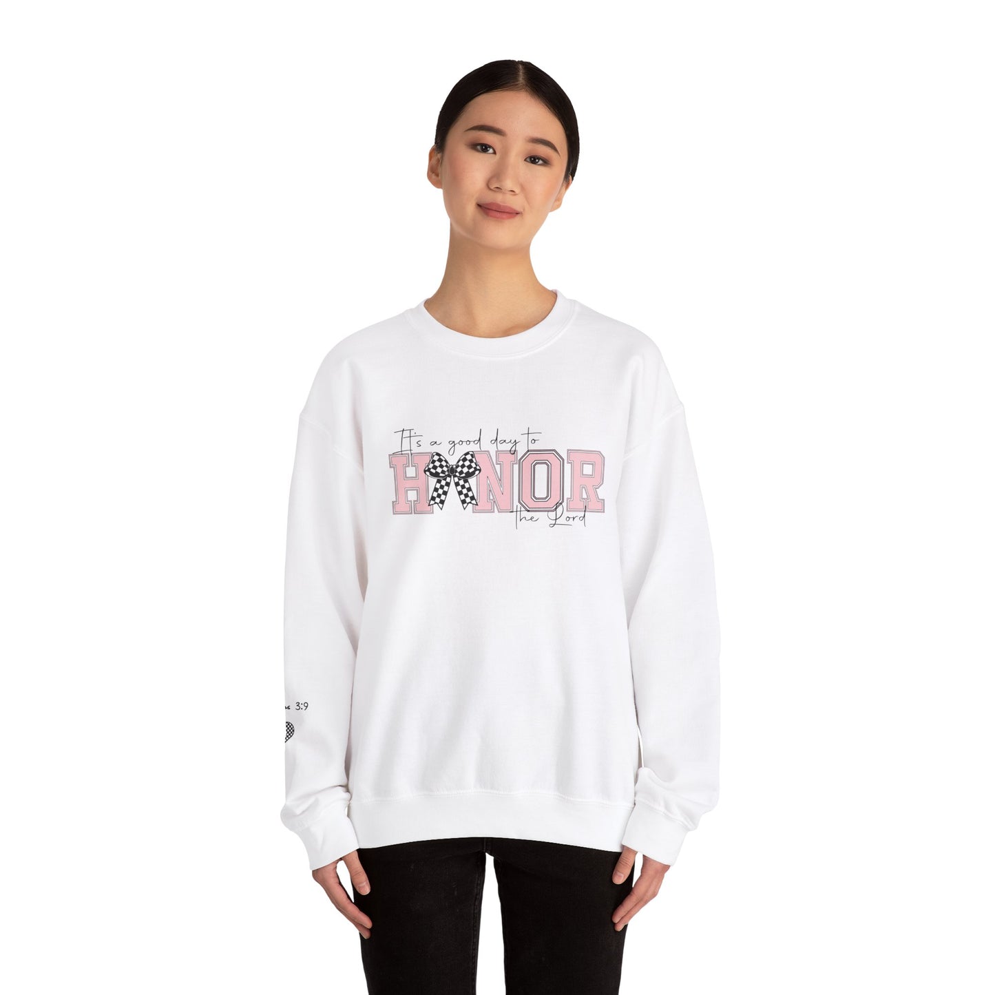 It's A Good Day to Honor the Lord Unisex Heavy Blend™ Crewneck Sweatshirt