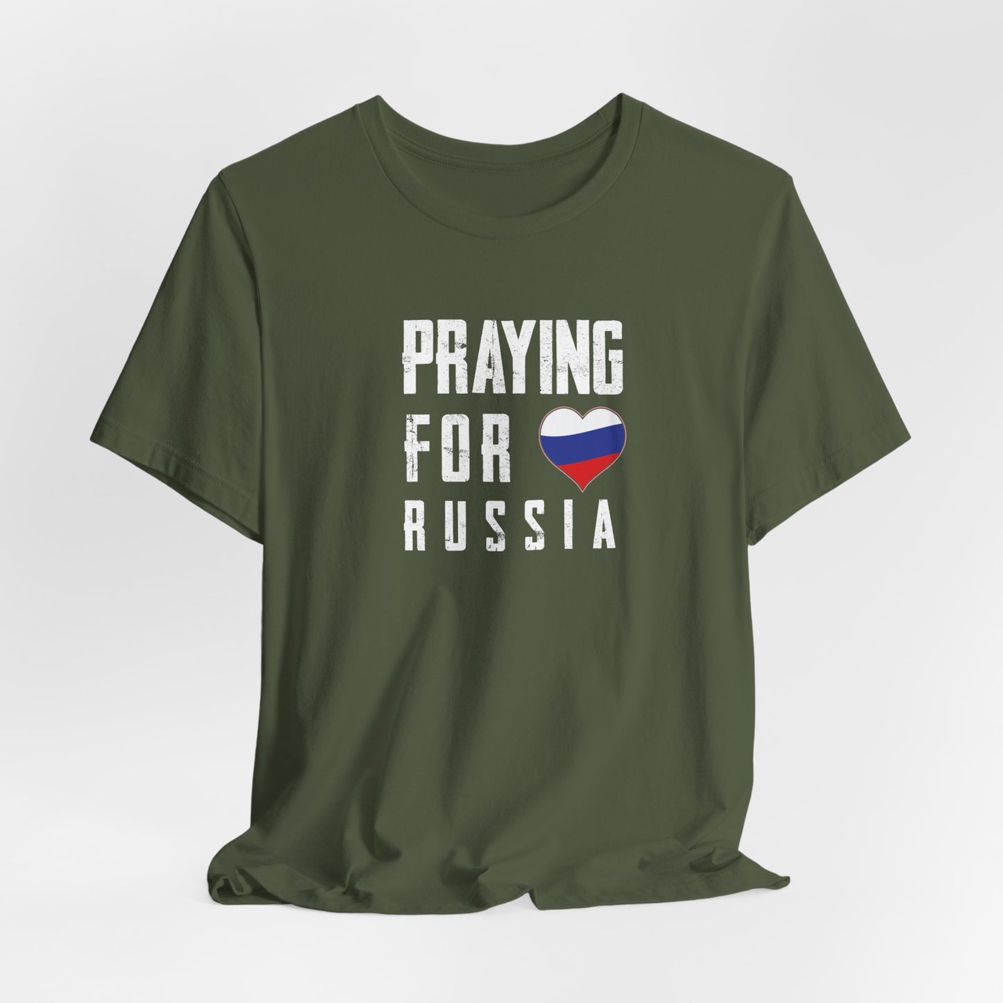 Praying for Russia Unisex Jersey Short Sleeve Tee