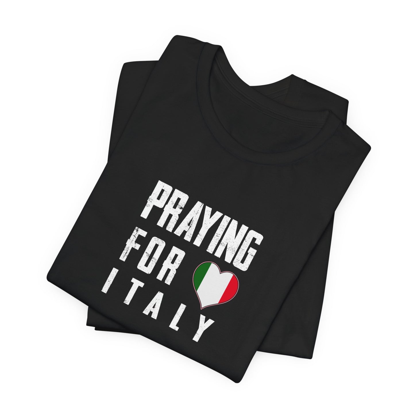 Praying for Italy Unisex Jersey Short Sleeve Tee