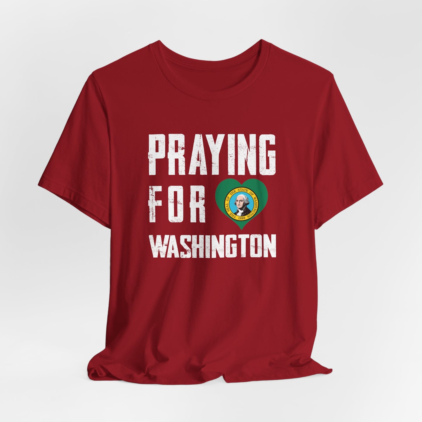 Praying for Washington Unisex Jersey Short Sleeve Tee