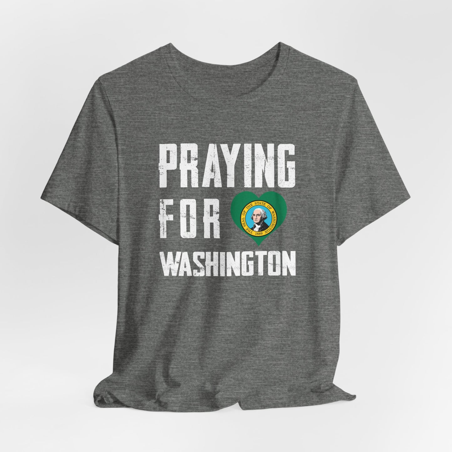 Praying for Washington Unisex Jersey Short Sleeve Tee