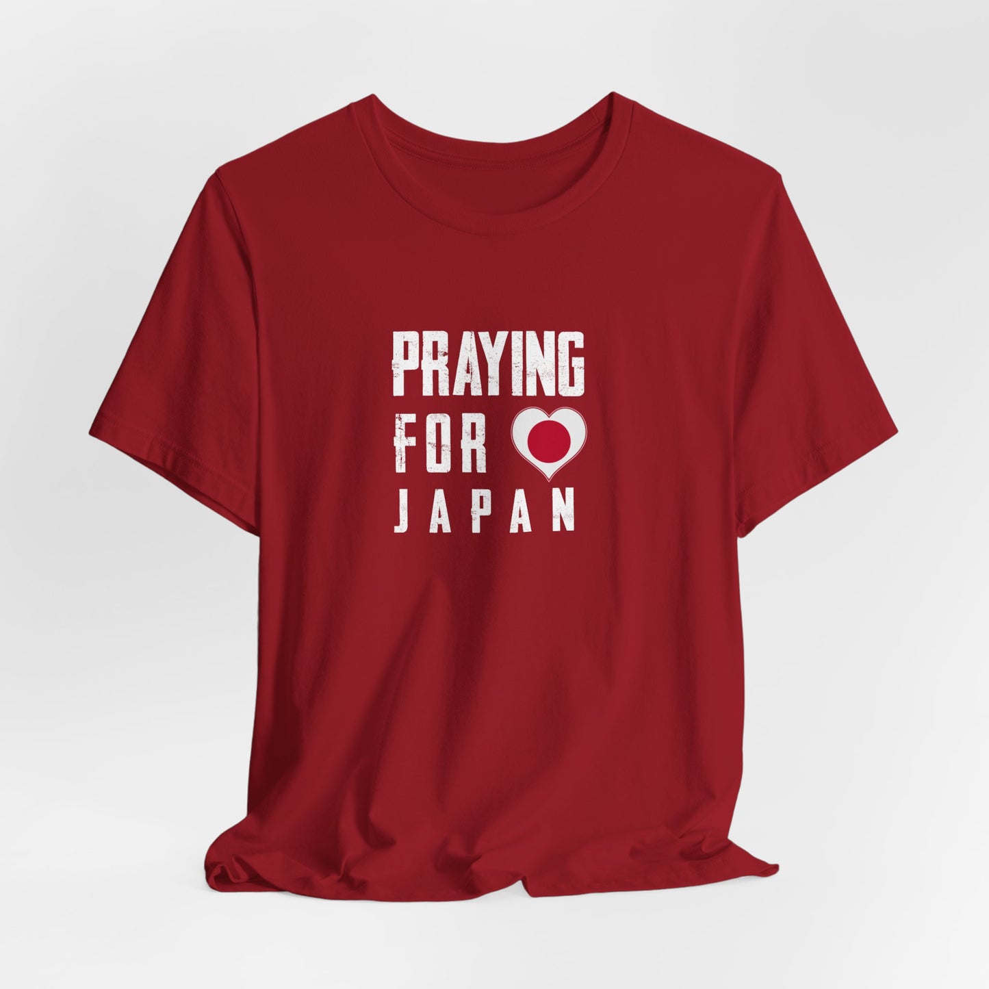 Praying for Japan Unisex Jersey Short Sleeve Tee