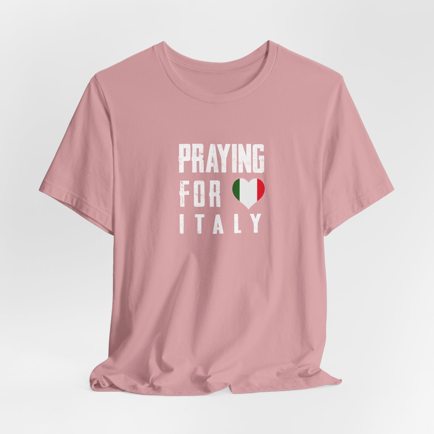 Praying for Italy Unisex Jersey Short Sleeve Tee