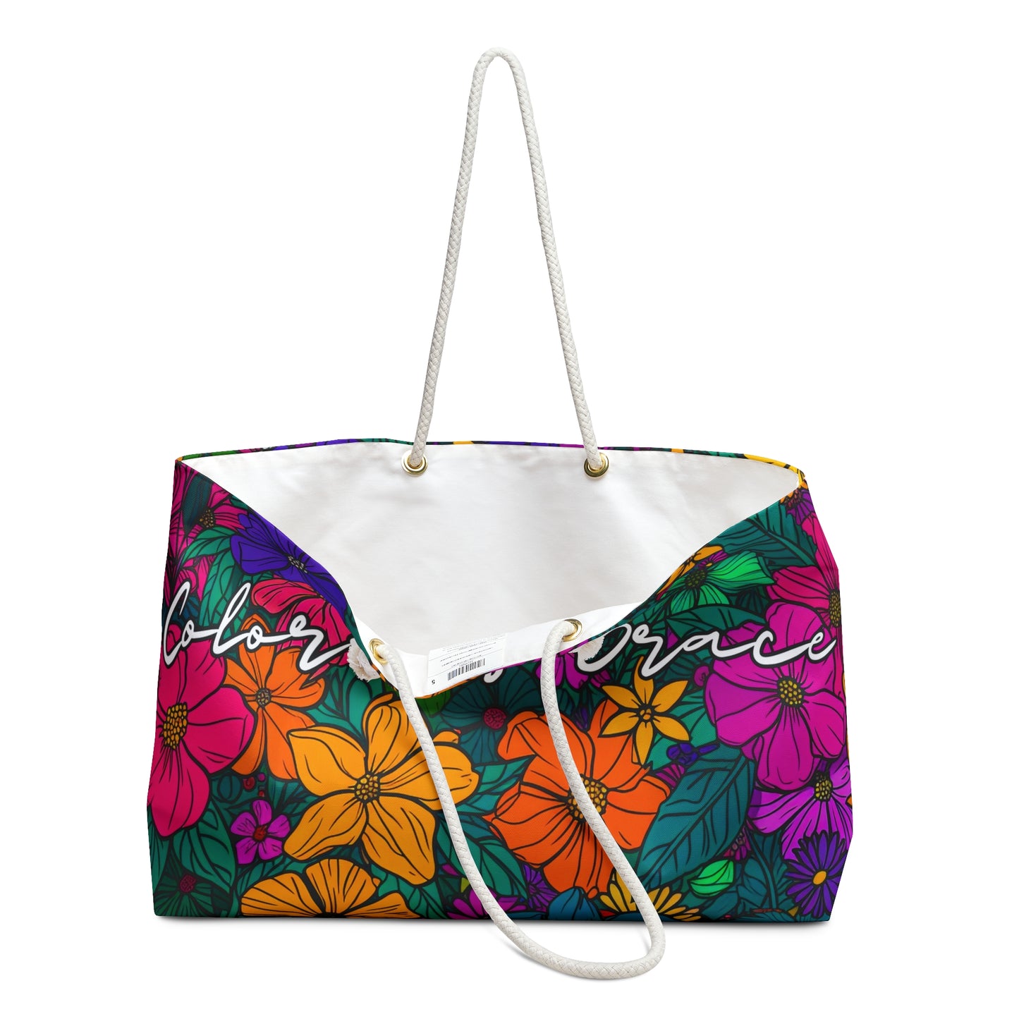 Colors of Grace Oversized Weekender Tote