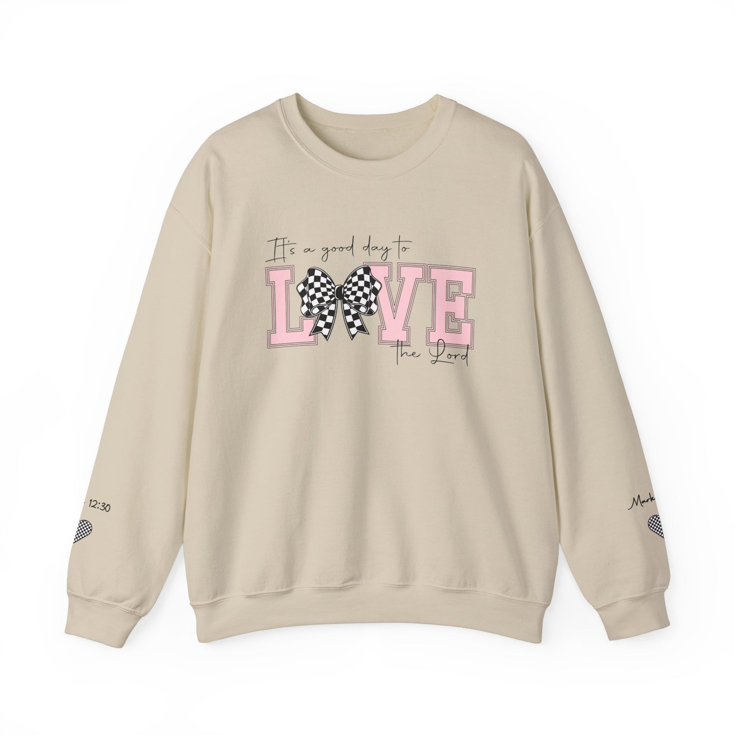 It's A Good Day to Love the Lord Unisex Heavy Blend™ Crewneck Sweatshirt