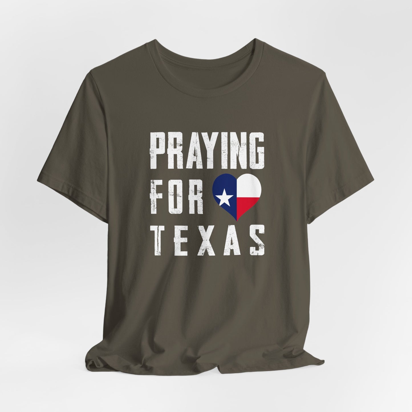 Praying for Texas Unisex Jersey Short Sleeve Tee