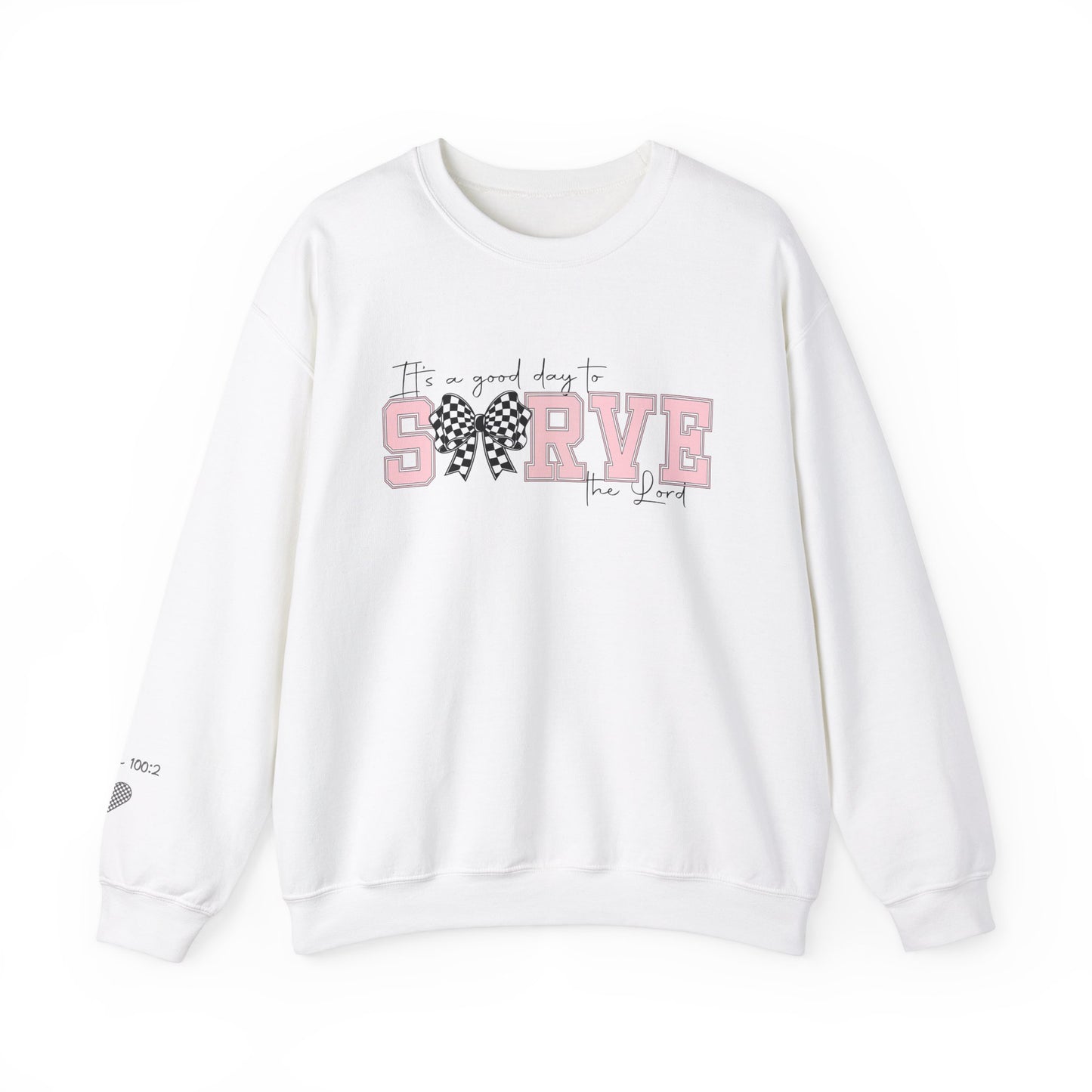 It's A Good Day to Serve the Lord Unisex Heavy Blend™ Crewneck Sweatshirt