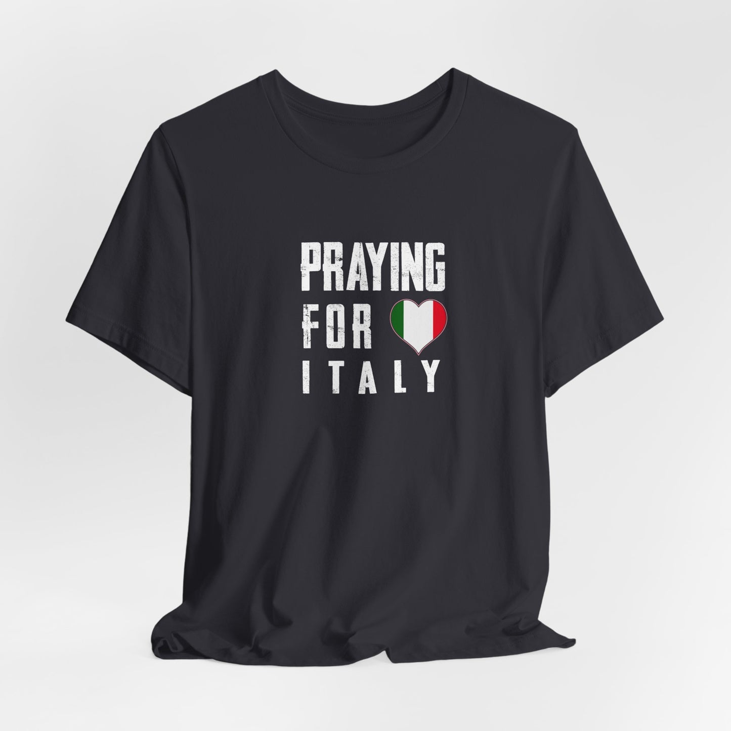 Praying for Italy Unisex Jersey Short Sleeve Tee