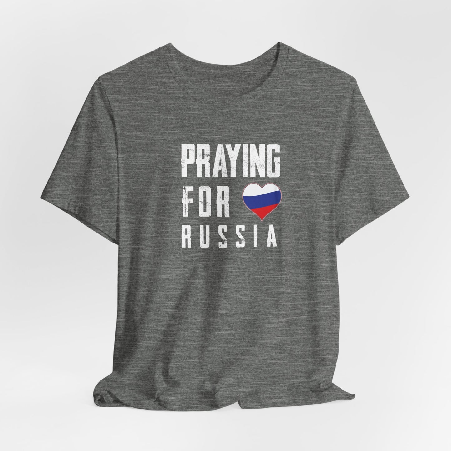 Praying for Russia Unisex Jersey Short Sleeve Tee