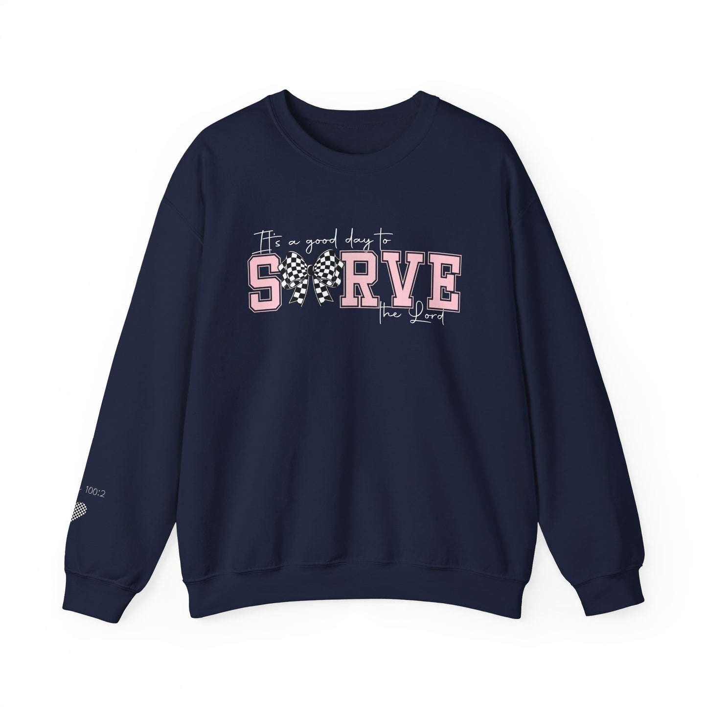 It's A Good Day to Serve the Lord Unisex Heavy Blend™ Crewneck Sweatshirt