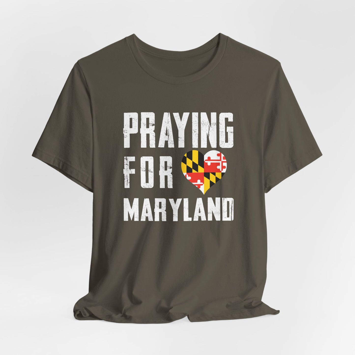 Praying for Maryland Unisex Jersey Short Sleeve Tee