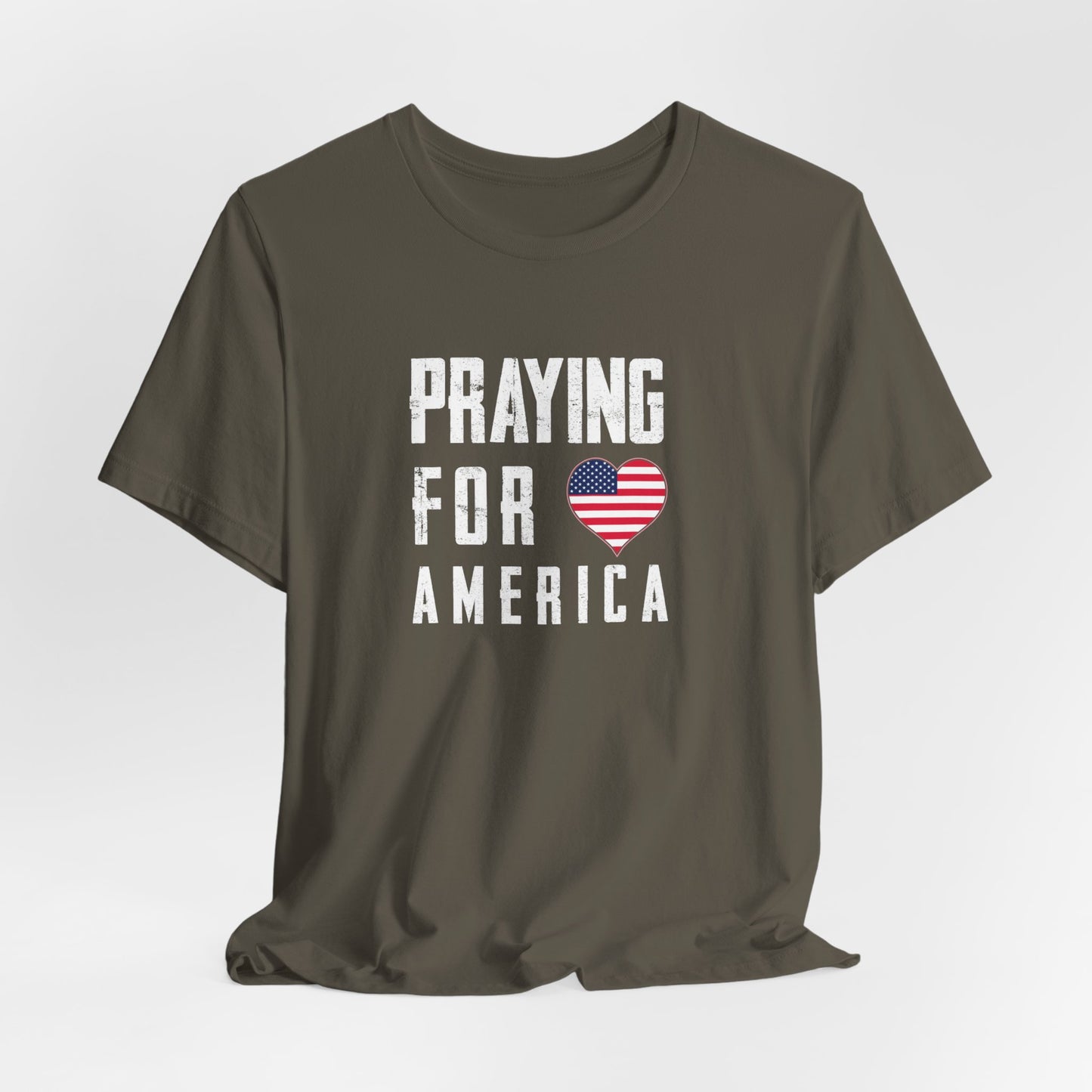 Praying for the America Unisex Jersey Short Sleeve Tee