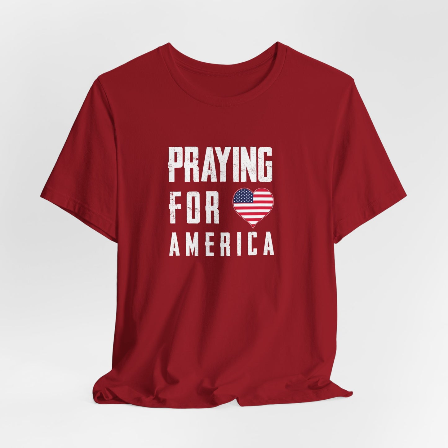 Praying for the America Unisex Jersey Short Sleeve Tee