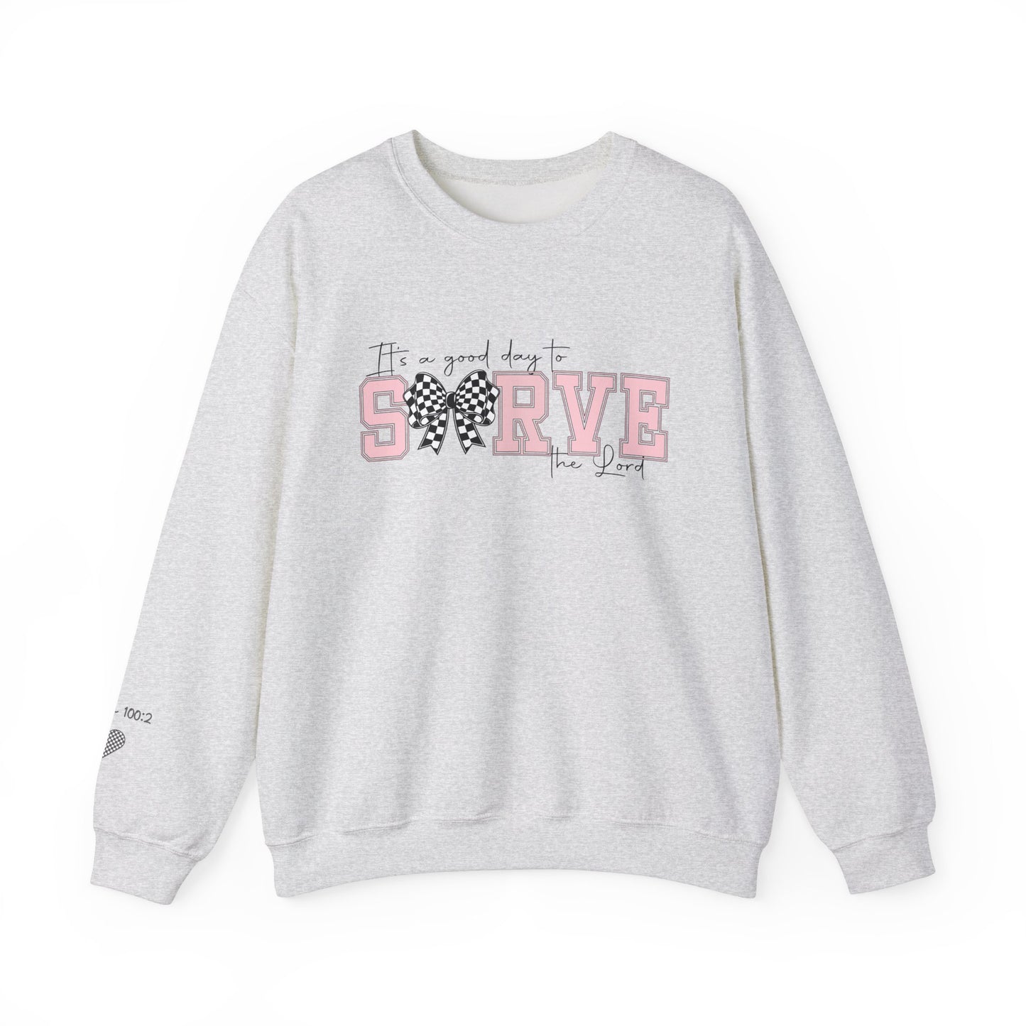 It's A Good Day to Serve the Lord Unisex Heavy Blend™ Crewneck Sweatshirt