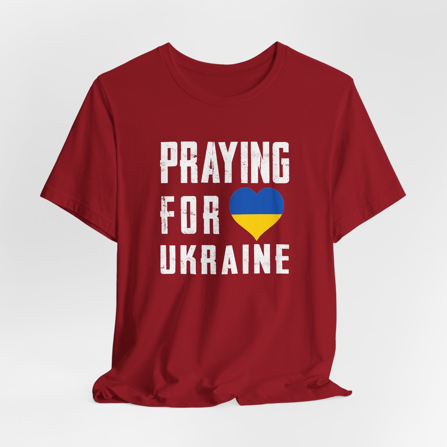 Praying for the Ukraine Unisex Jersey Short Sleeve Tee