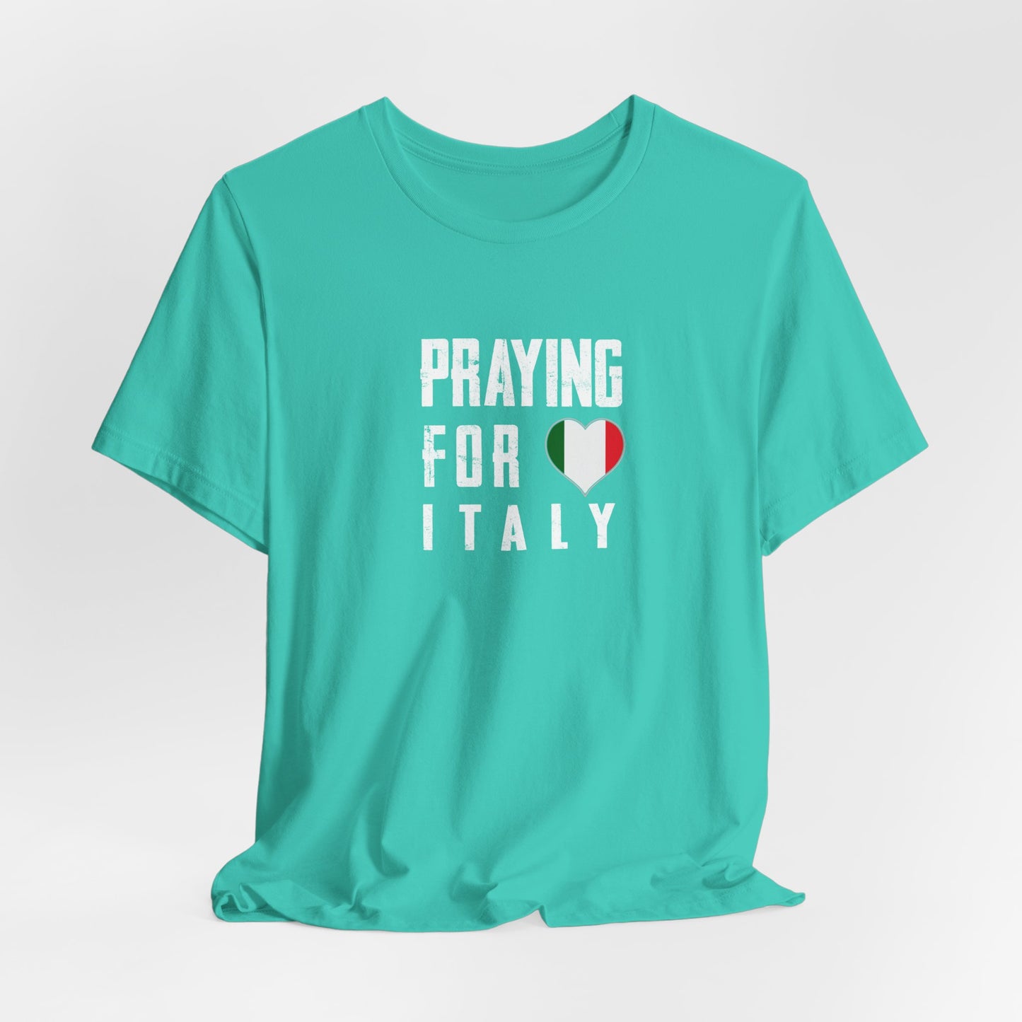 Praying for Italy Unisex Jersey Short Sleeve Tee