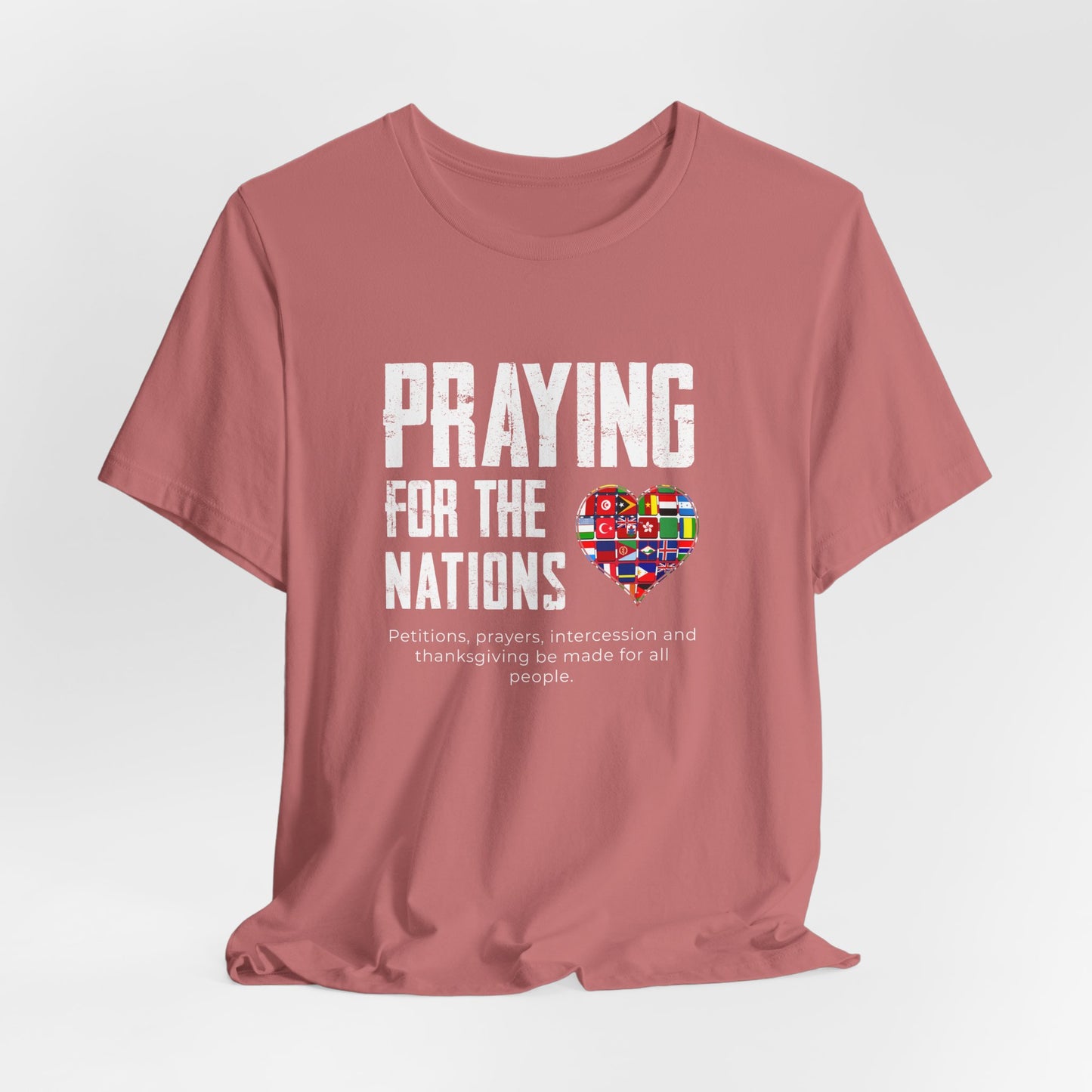 Praying for the Nations Unisex Jersey Short Sleeve Tee