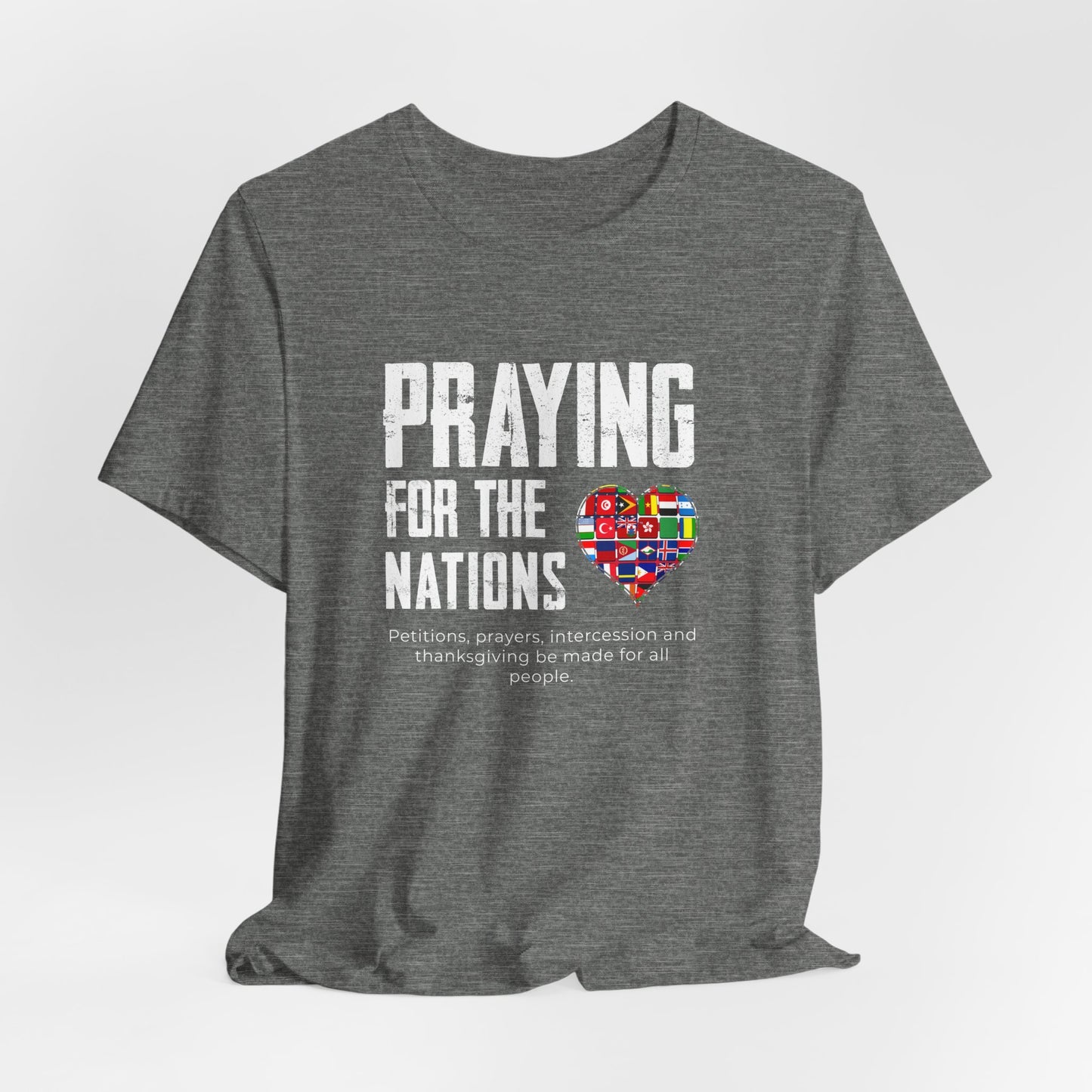 Praying for the Nations Unisex Jersey Short Sleeve Tee