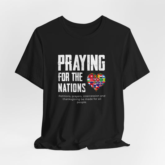 Praying for the Nations Unisex Jersey Short Sleeve Tee