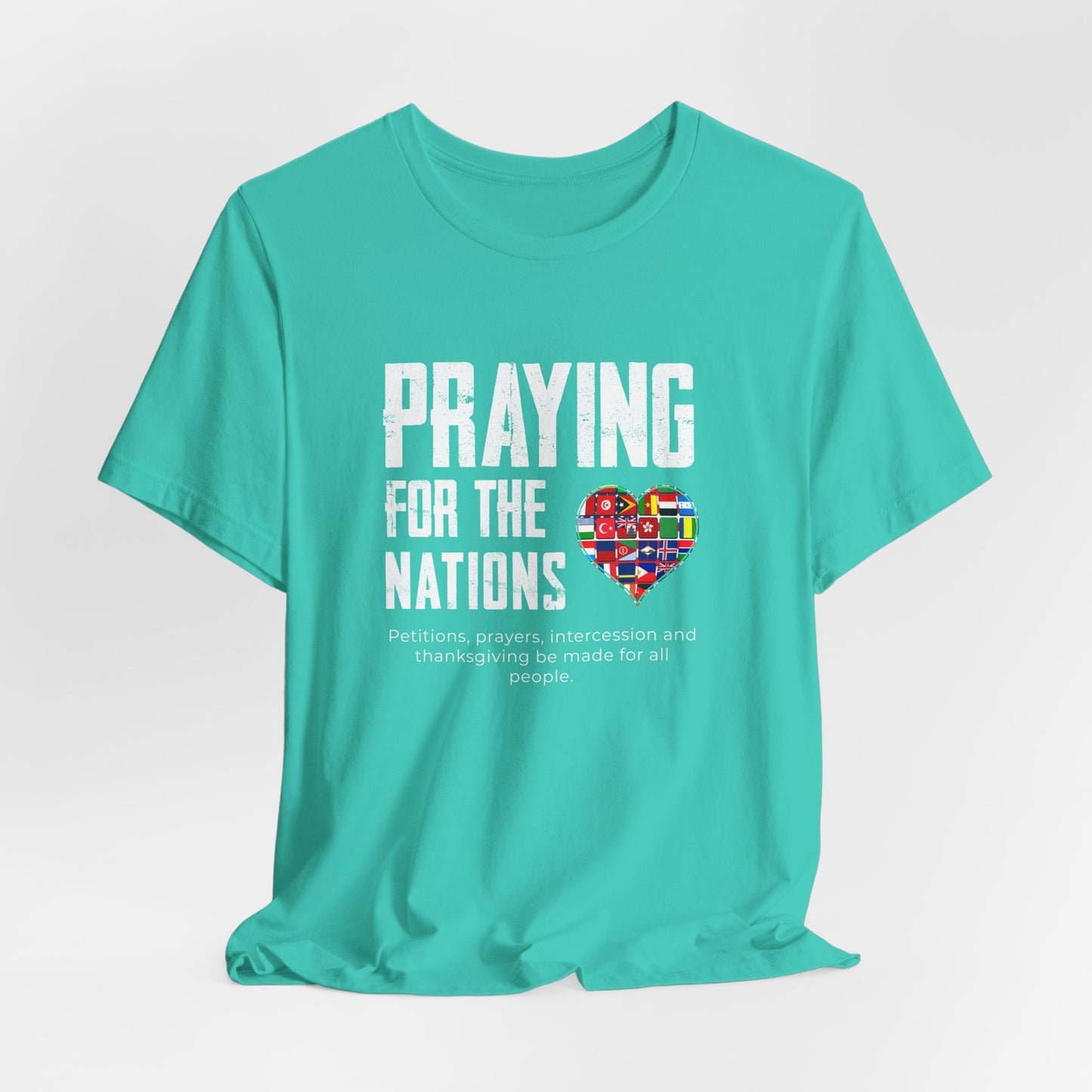 Praying for the Nations Unisex Jersey Short Sleeve Tee